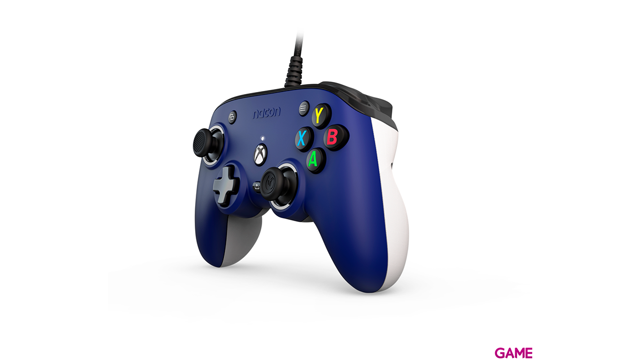 Mando con cable Nacon Pro Compact Azul-2