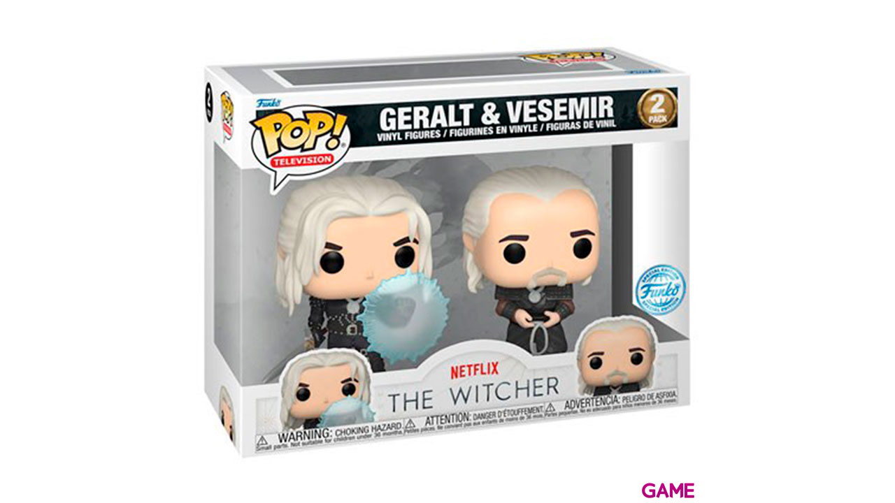 Figura POP The Witcher Geralt And Vesemir-1