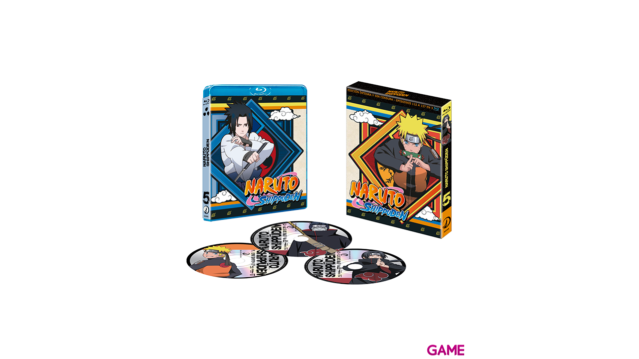 Naruto Shippuden Box 5 Episodios 112 a 137-0