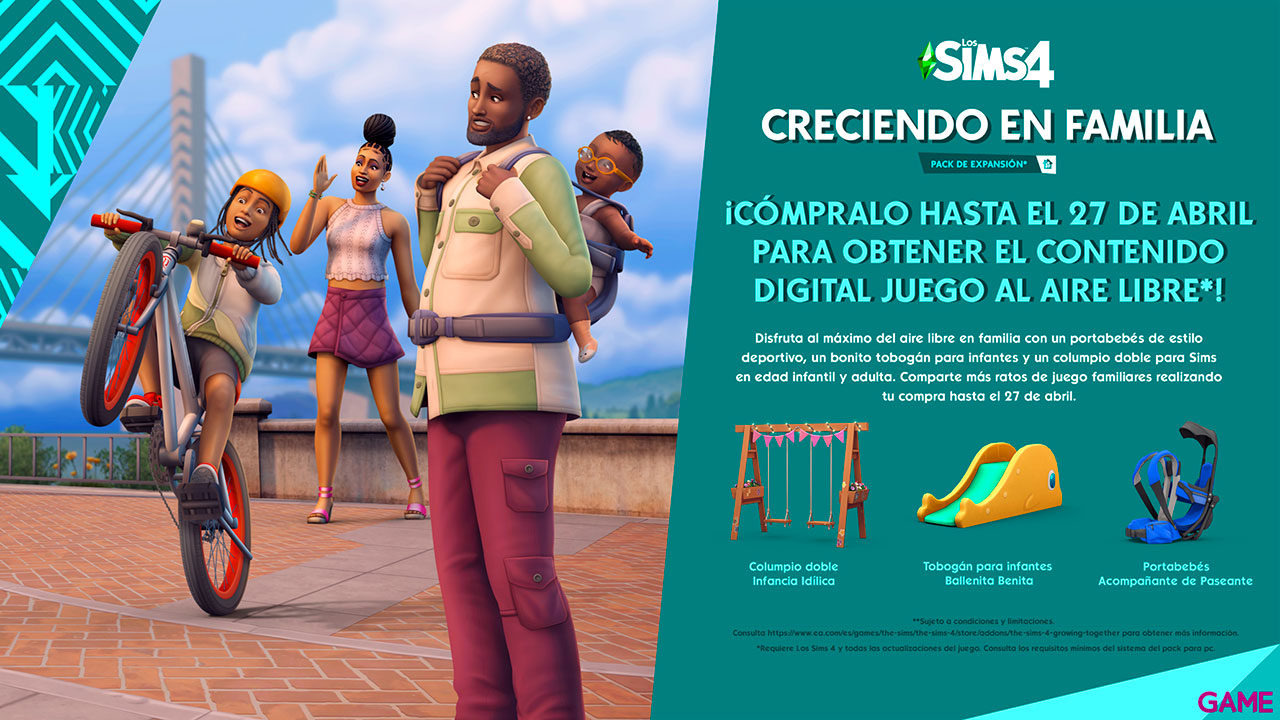Los Sims 4 Creciendo en Familia Pack de Expansión-0
