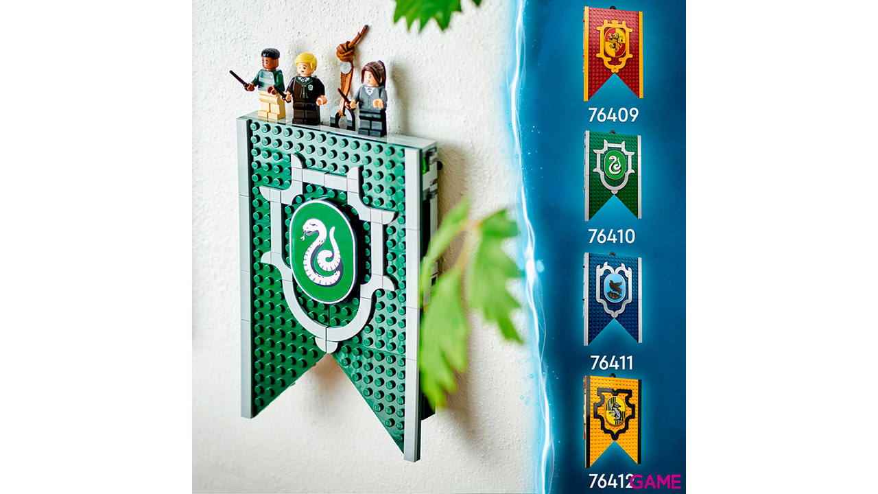 LEGO Harry Potter Estandarte de la Casa Slytherin 76410-1