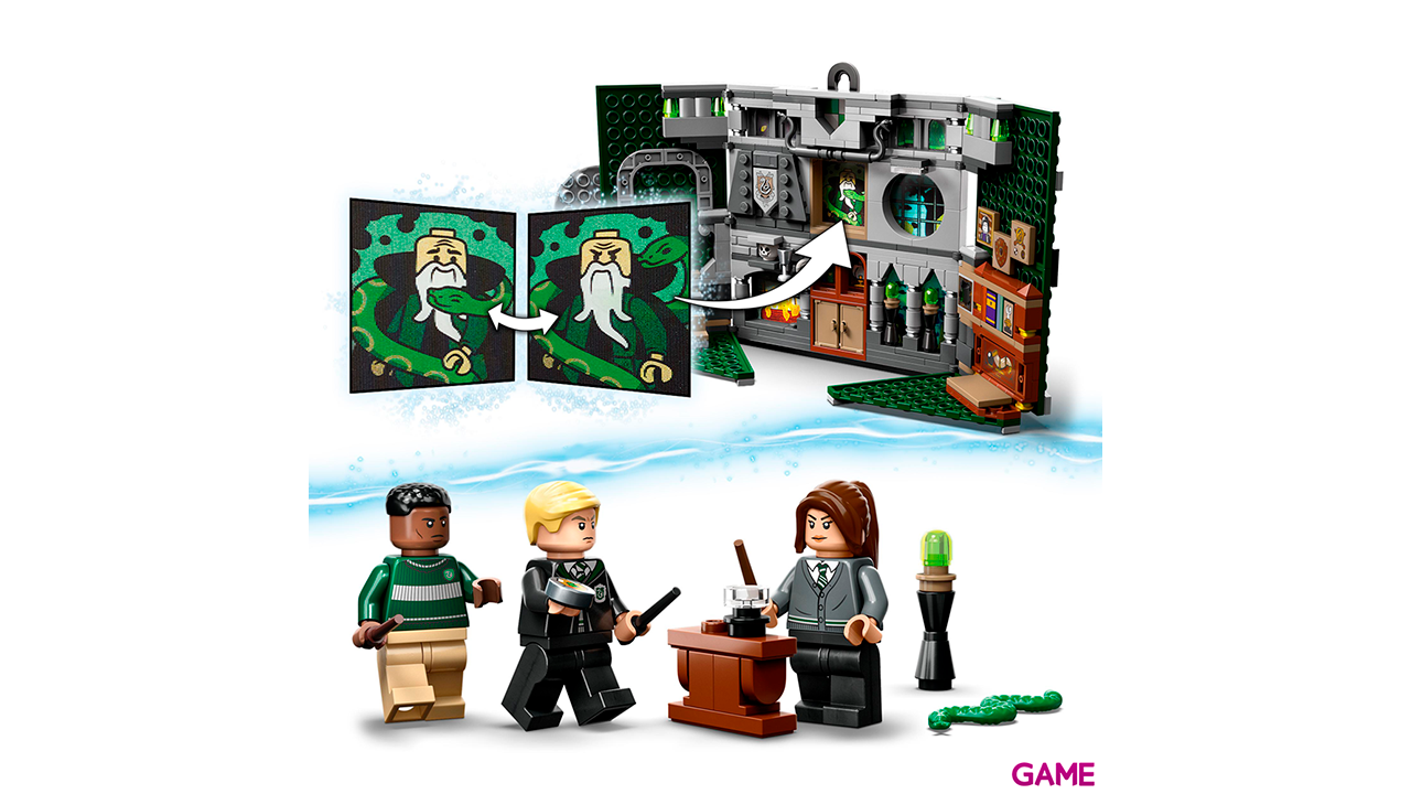 LEGO Harry Potter Estandarte de la Casa Slytherin 76410-2