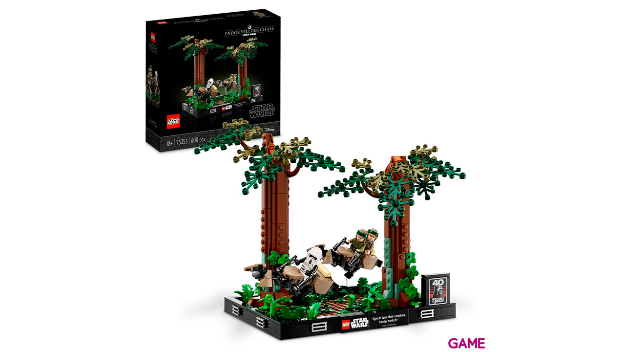 LEGO Star Wars: Diorama: Duelo de Speeders en Endor 75353-0
