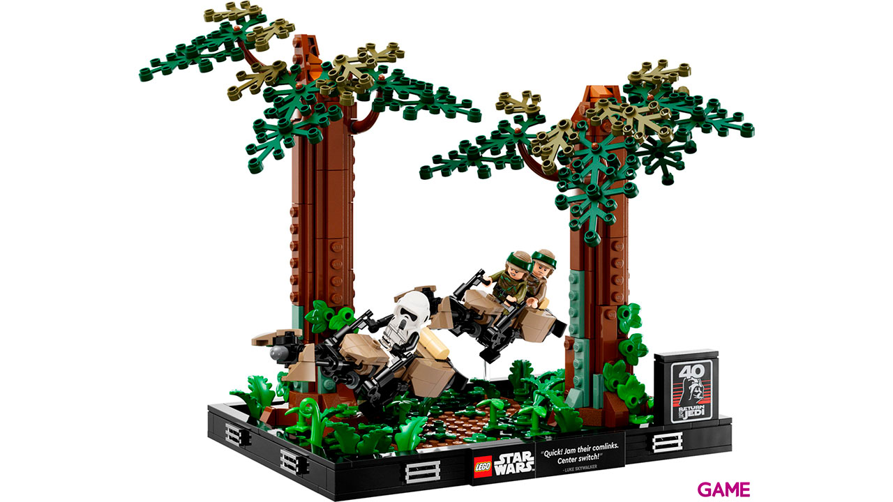 LEGO Star Wars: Diorama: Duelo de Speeders en Endor 75353-2