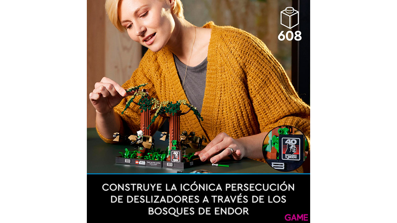 LEGO Star Wars: Diorama: Duelo de Speeders en Endor 75353-8