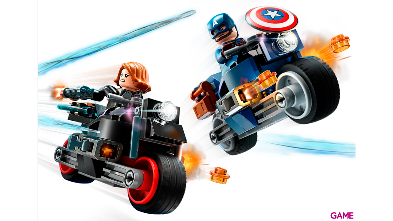 LEGO Marvel: Black Widow & Captain America motorcycle pursuit 76260-2