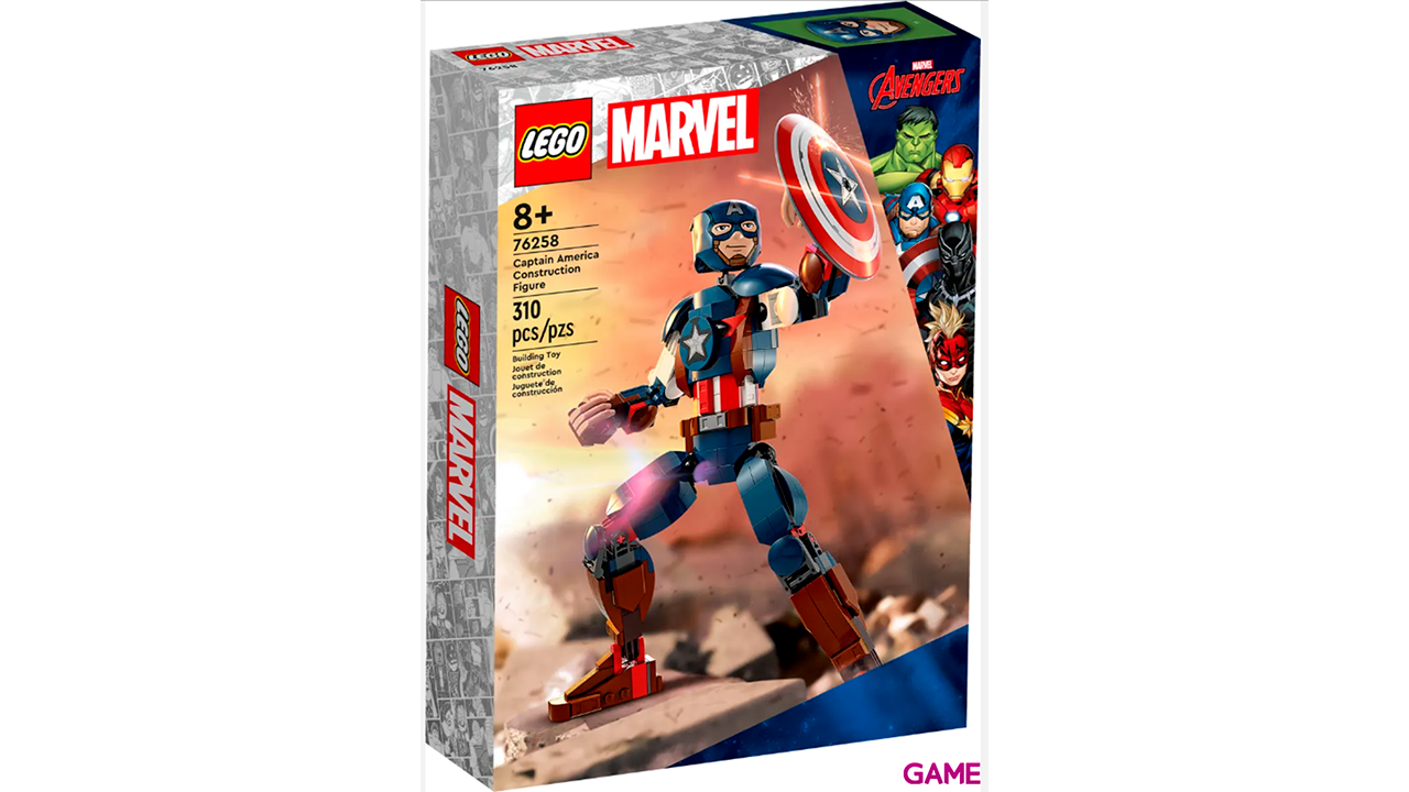 LEGO Marvel: Captain America Buildable Figure 76258-1