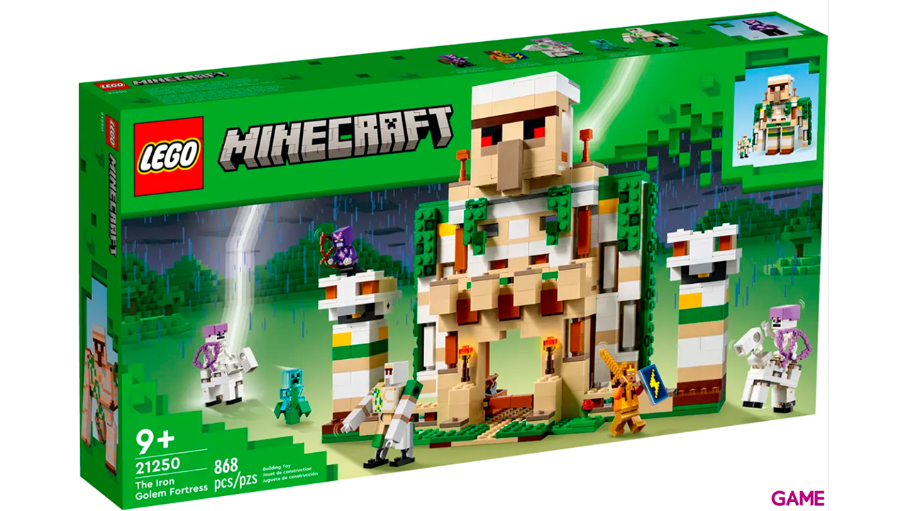 LEGO Minecraft: La Fortaleza del Gólem de Hierro 21250-1