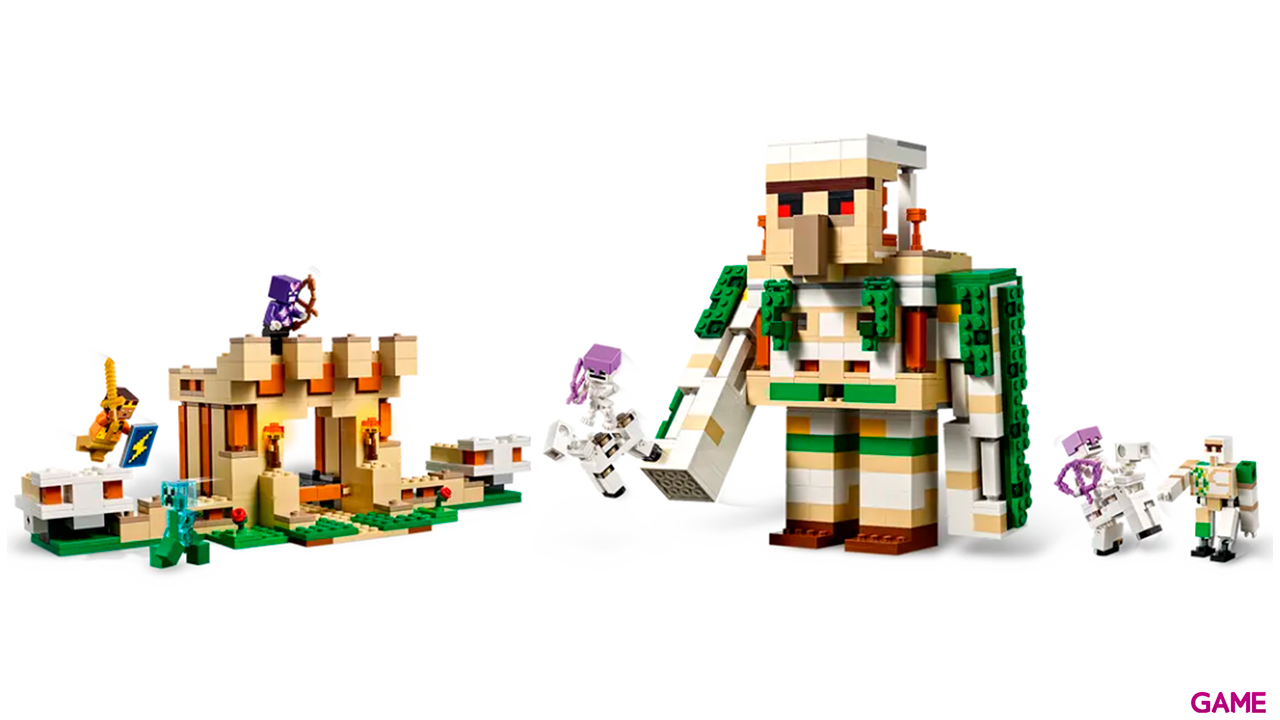 LEGO Minecraft: La Fortaleza del Gólem de Hierro 21250-2