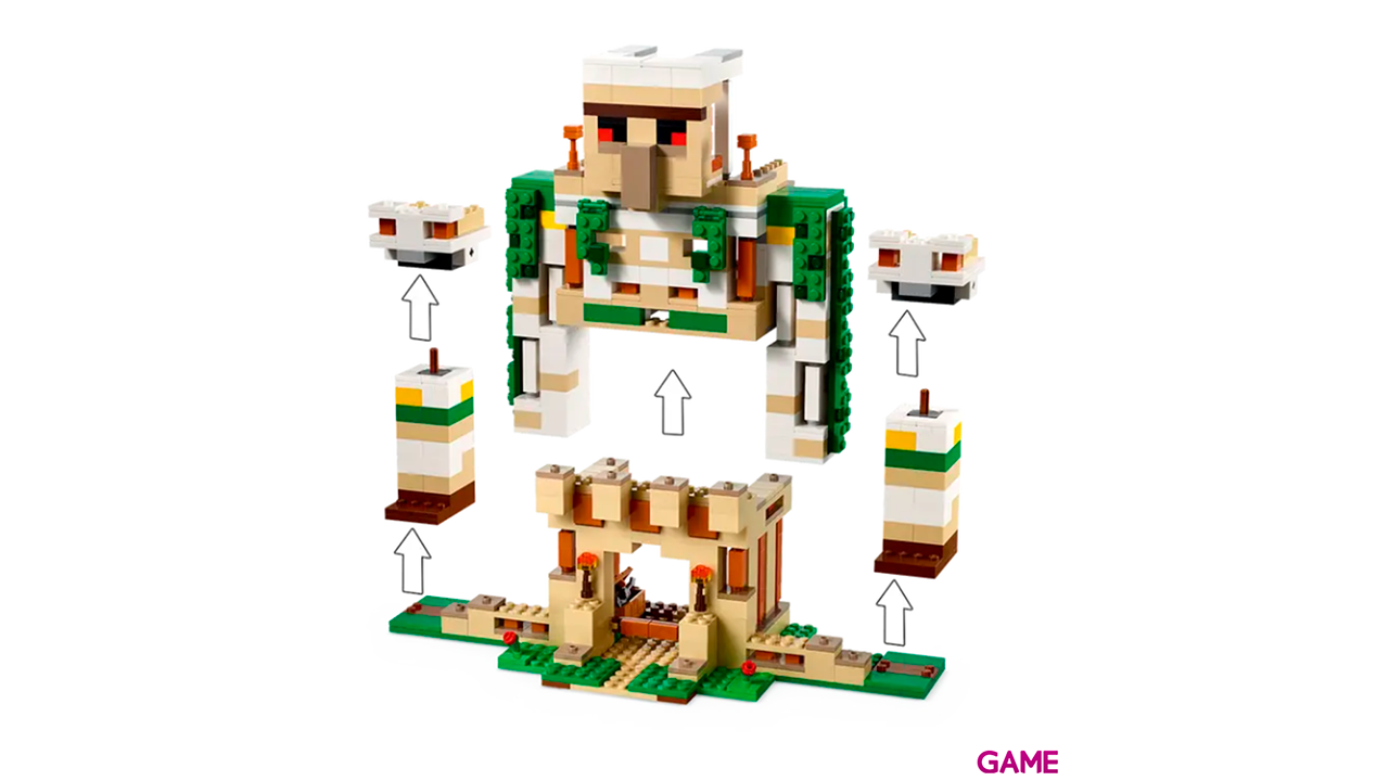 LEGO Minecraft: La Fortaleza del Gólem de Hierro 21250-3