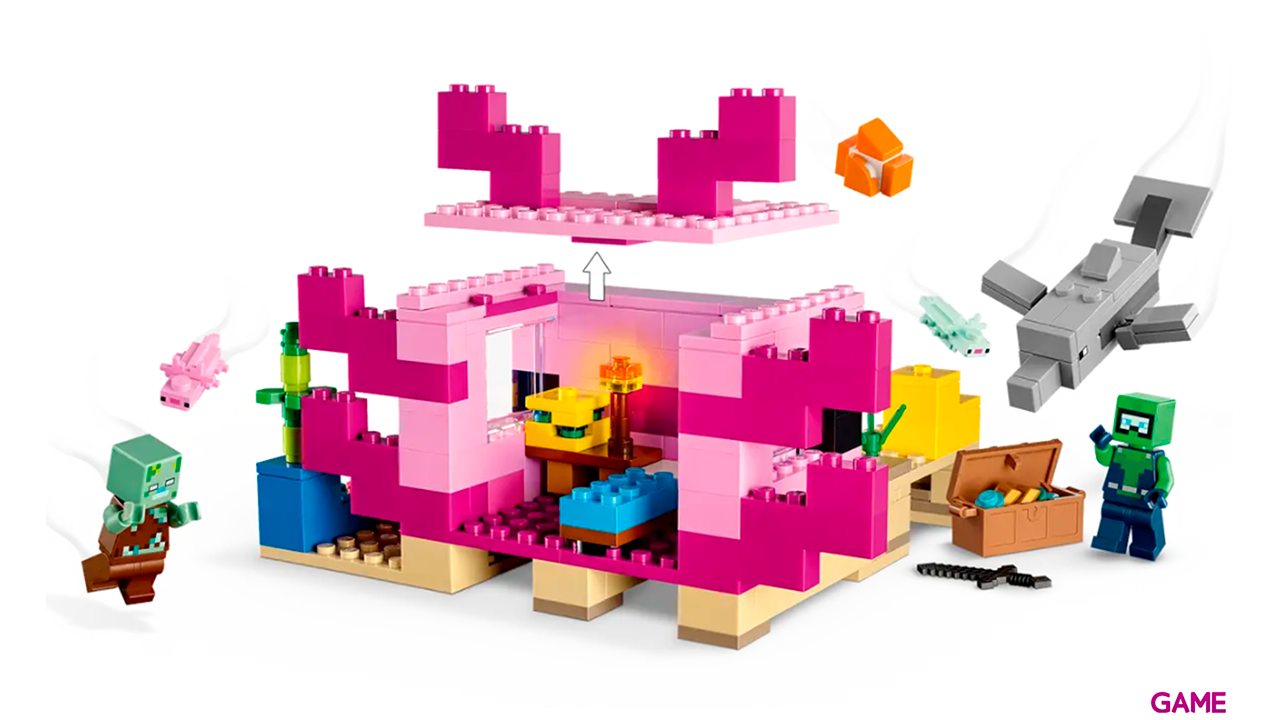 LEGO Minecraft: La Casa Ajolote 21247-2