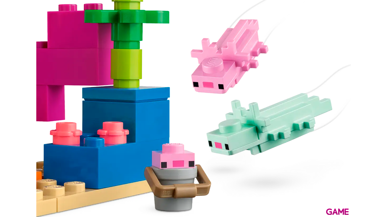 LEGO Minecraft: La Casa Ajolote 21247-3