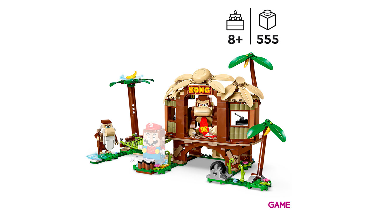 LEGO Super Mario Set de Expansión: Casa del Árbol de Donkey Kong-1