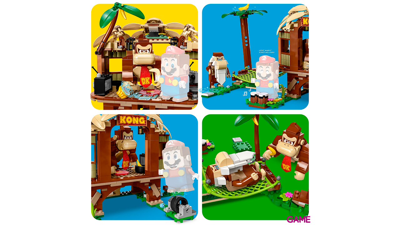 LEGO Super Mario Set de Expansión: Casa del Árbol de Donkey Kong 71424-4