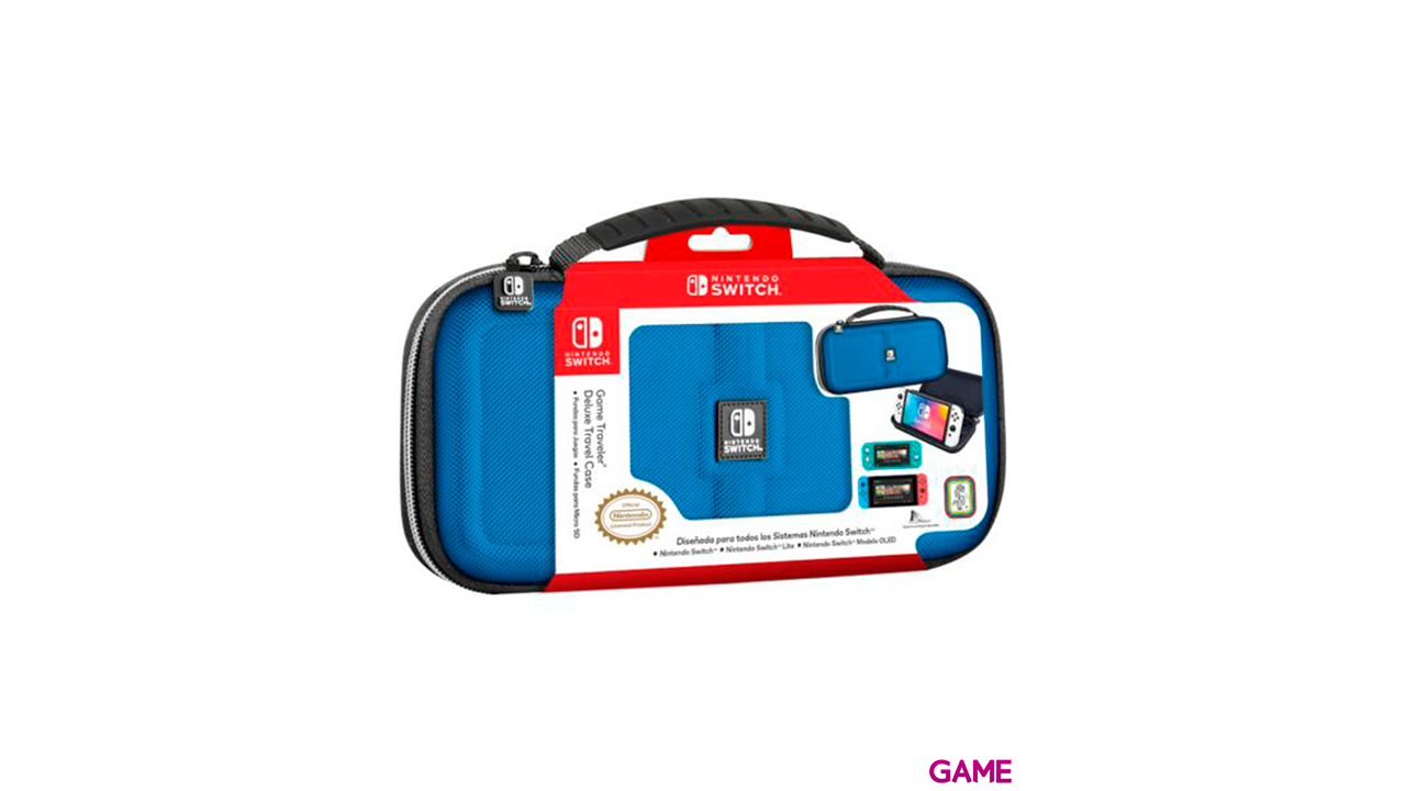 Game Traveller Deluxe Travel Case NNS30B Azul -Licencia oficial--0