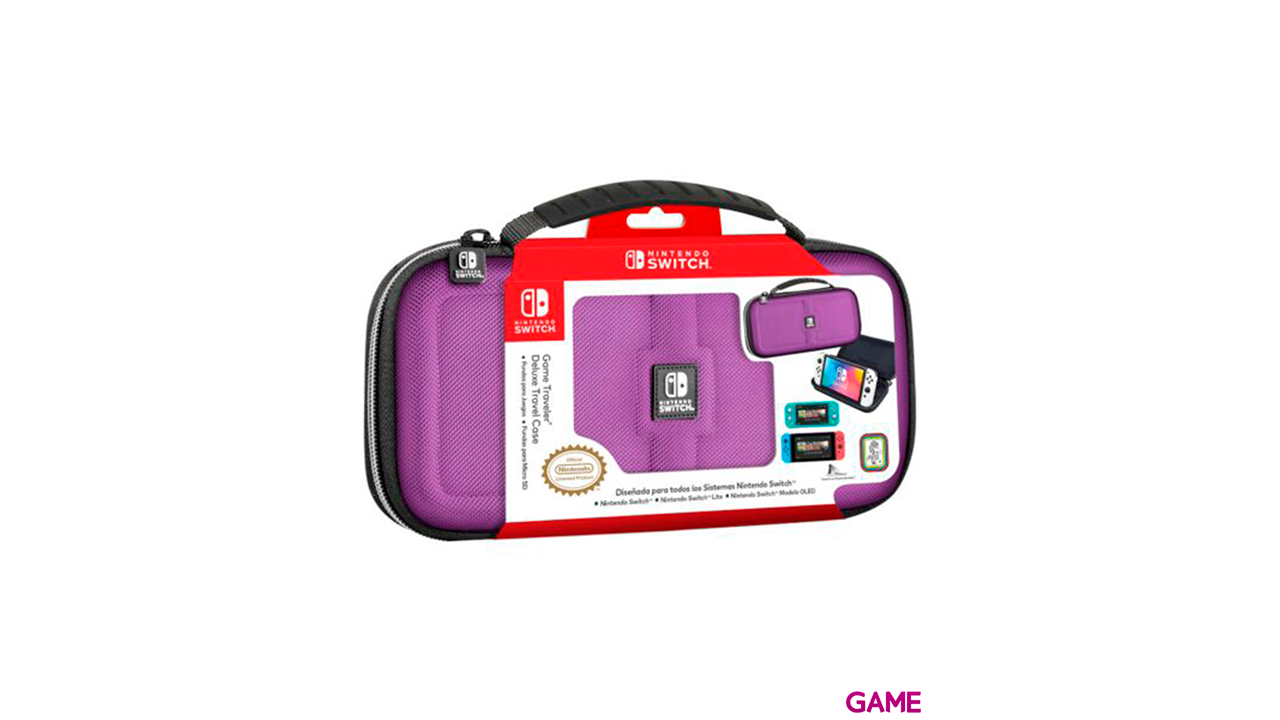 Game Traveller Deluxe Travel Case NNS30SN Lila -Licencia oficial--0