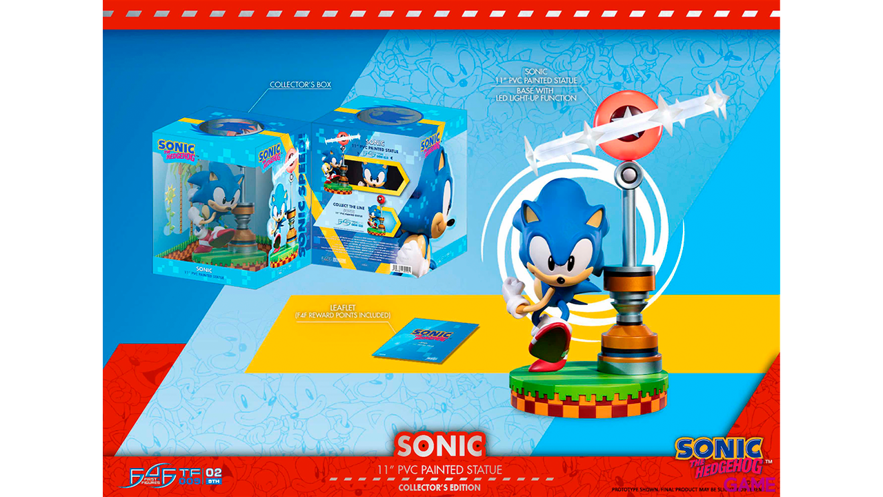 Estatua Sonic The Hedgehod Collector Edition-0