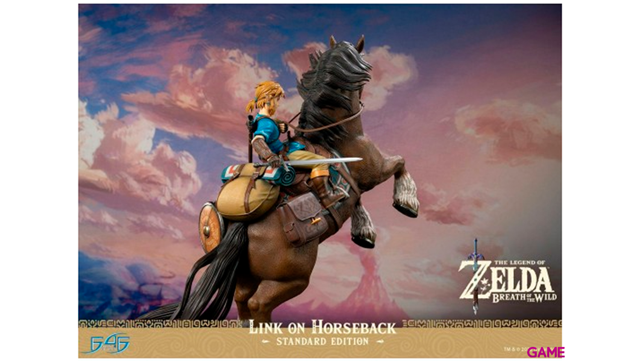 Estatua F4F The Legend of Zelda: Link a Caballo 60cm-2