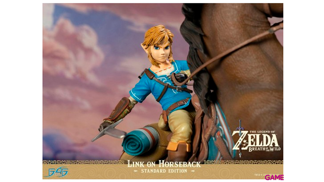 Estatua F4F The Legend of Zelda: Link a Caballo 60cm-3