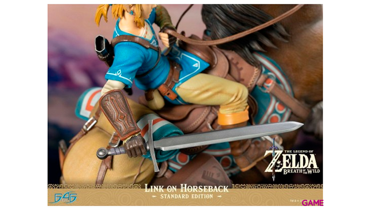 Estatua F4F The Legend of Zelda: Link a Caballo 60cm-4