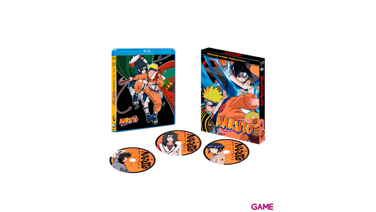 Naruto Bluray BOX 6 - Episodios 126 a 150-0