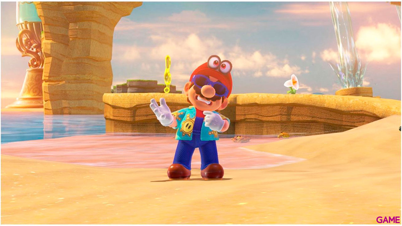 Nintendo Switch + Joy-Con Rojos + Mario Odyssey CIAB-2