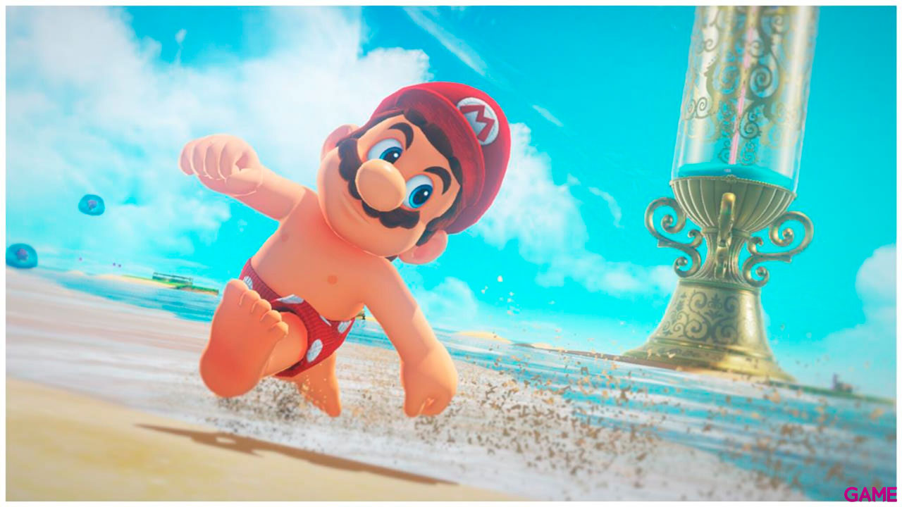 Nintendo Switch + Joy-Con Rojos + Mario Odyssey CIAB-3