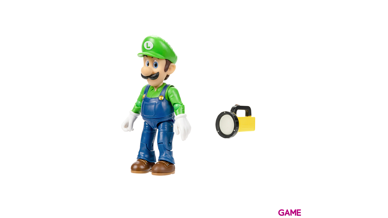 Figura Super Mario La Película Luigi 13cm-3