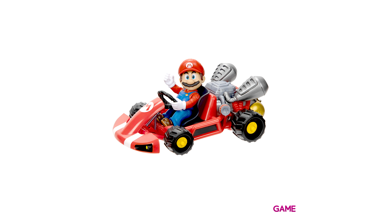 Figura Super Mario La Película Mario Kart 6cm-0