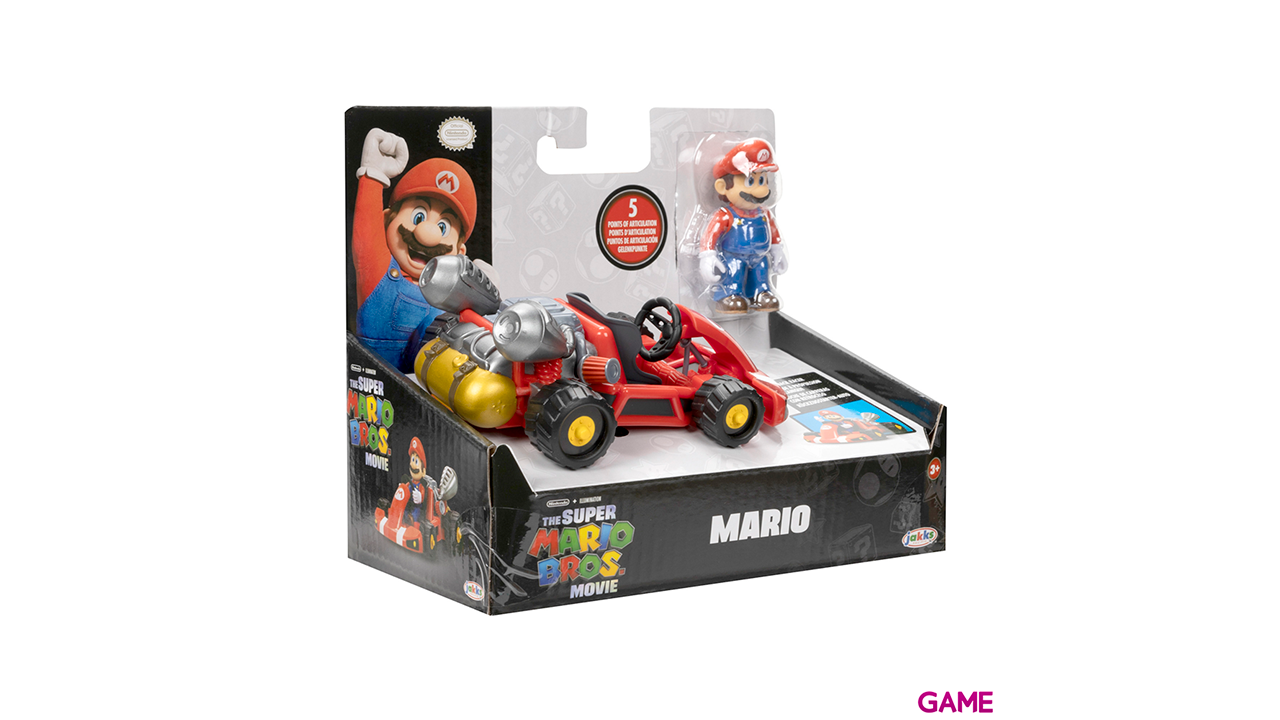 Figura Super Mario La Película Mario Kart 6cm-5