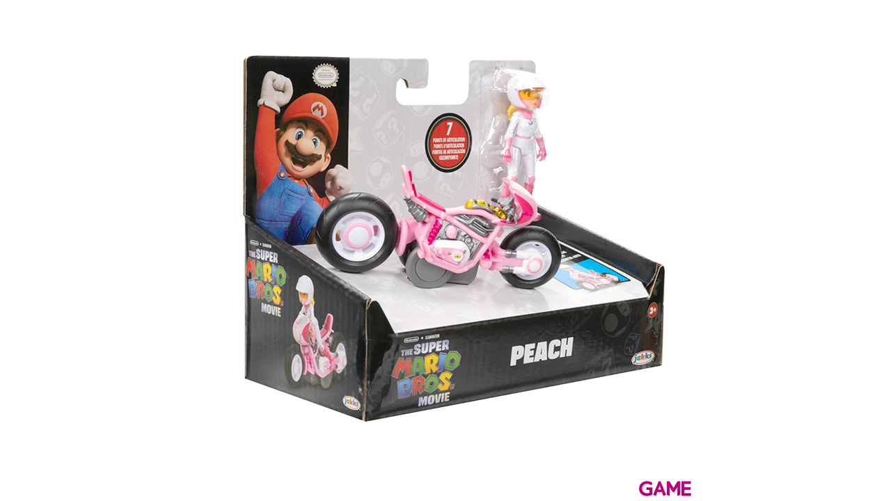 Figura Super Mario La Película Peach Kart 6cm-5