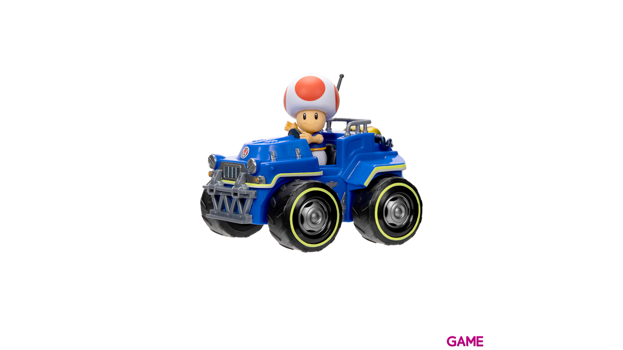 Figura Super Mario La Película Toad Kart 6cm-0