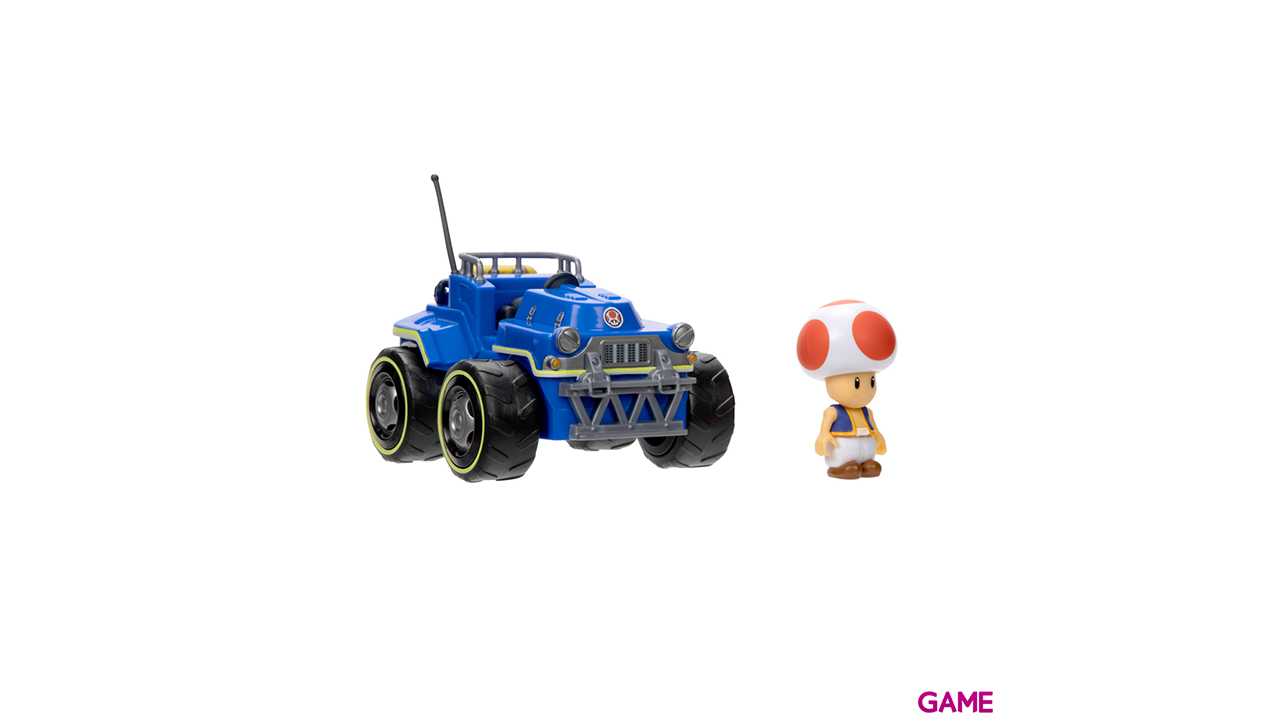 Figura Super Mario La Película Toad Kart 6cm-2