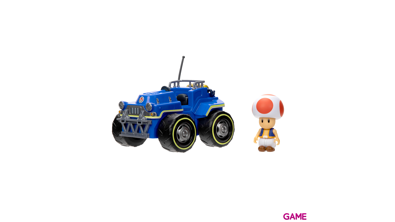 Figura Super Mario La Película Toad Kart 6cm-3