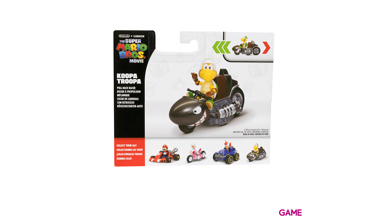 Figura Super Mario La Película Koopa Troopa Kart 6cm-7
