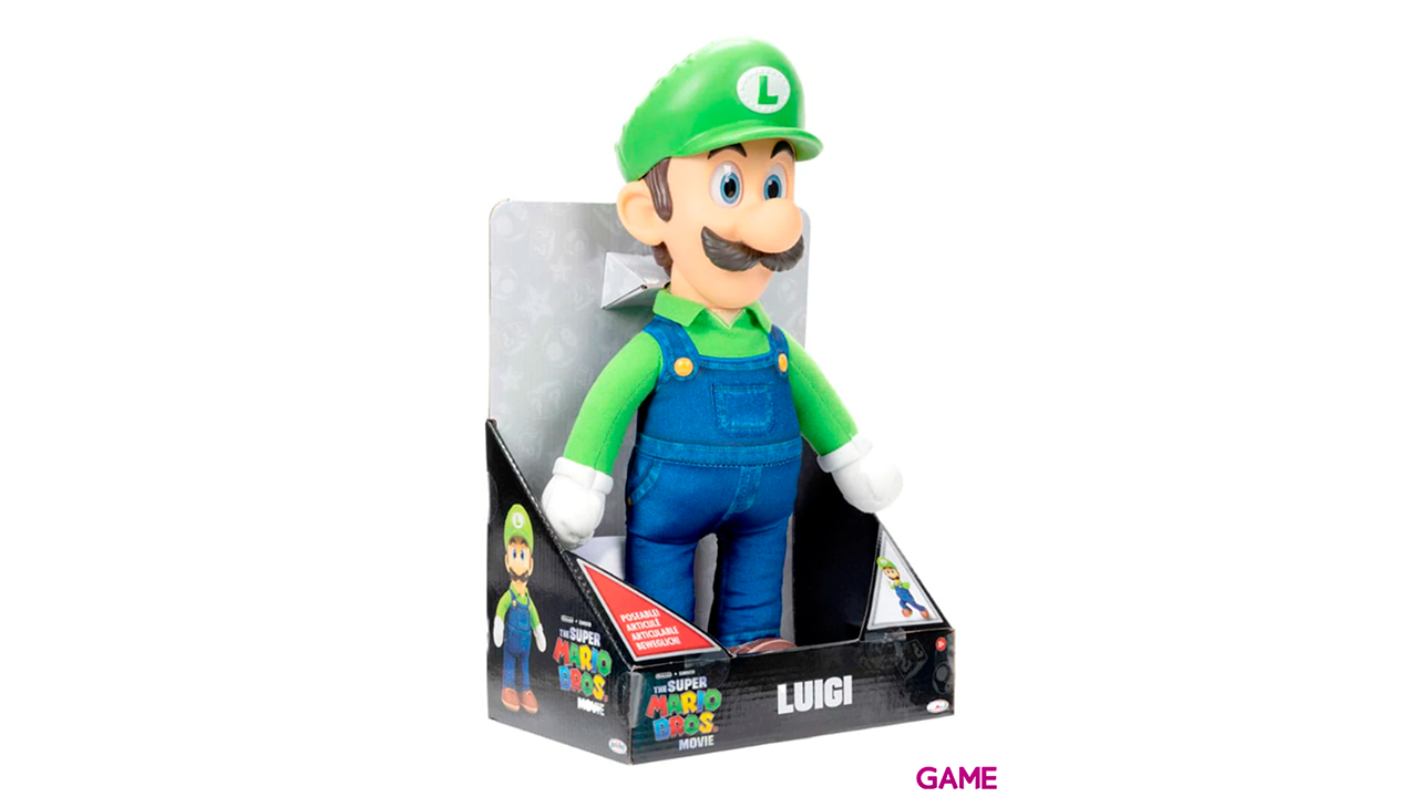 Figura Super Mario La Película Luigi 30cm-3