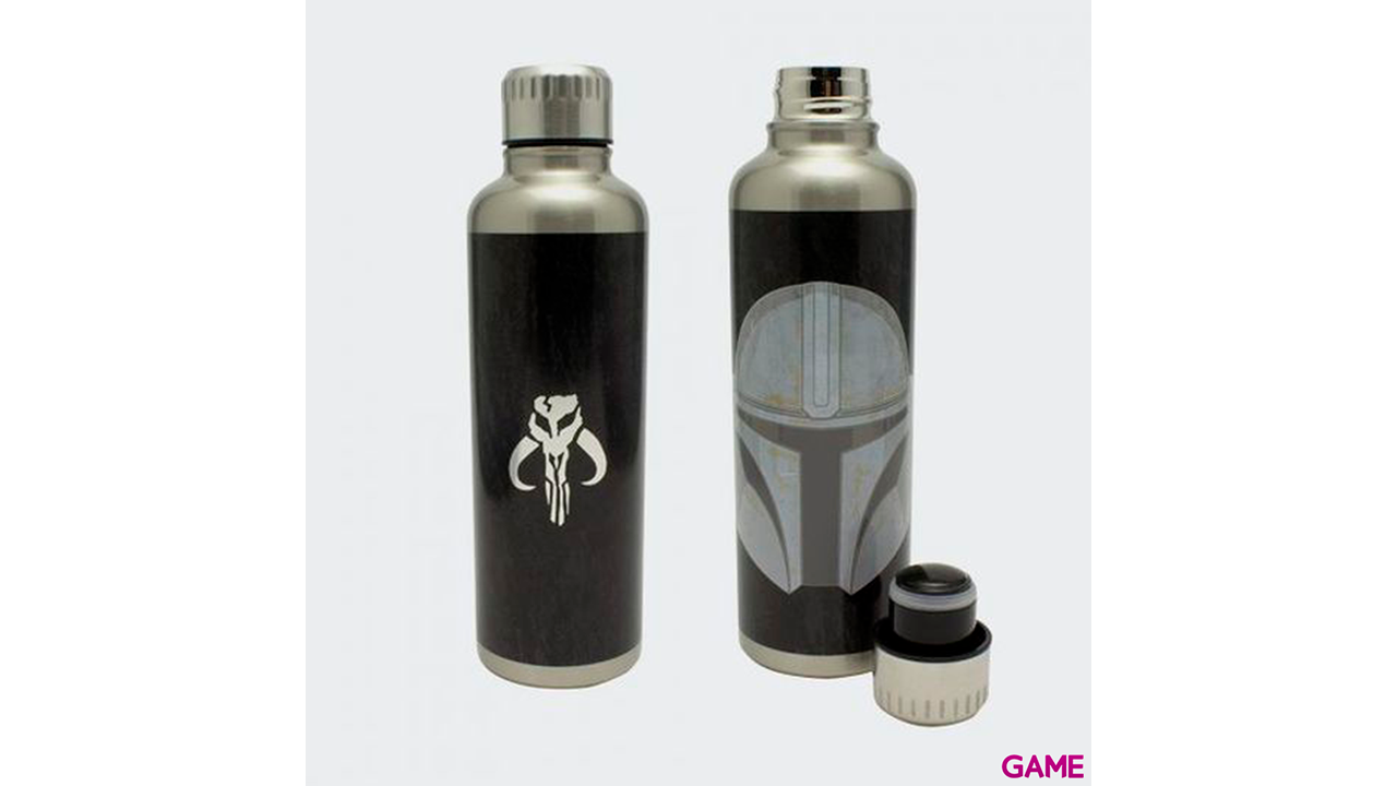 Botella Metálica Star Wars The Mandalorian Casco-0