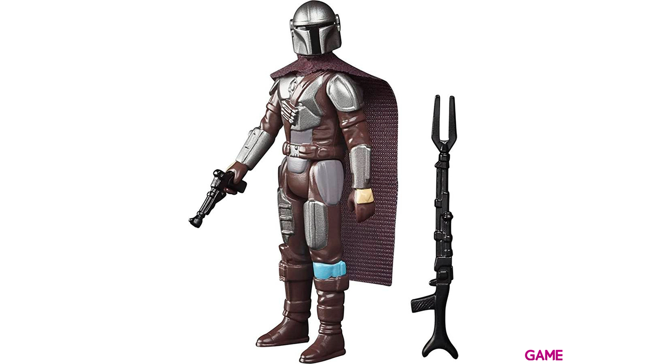 Figura Star Wars The Mandalorian Armadura Beskar Colección Retro-0