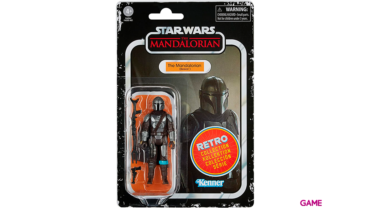 Figura Star Wars The Mandalorian Armadura Beskar Colección Retro-1