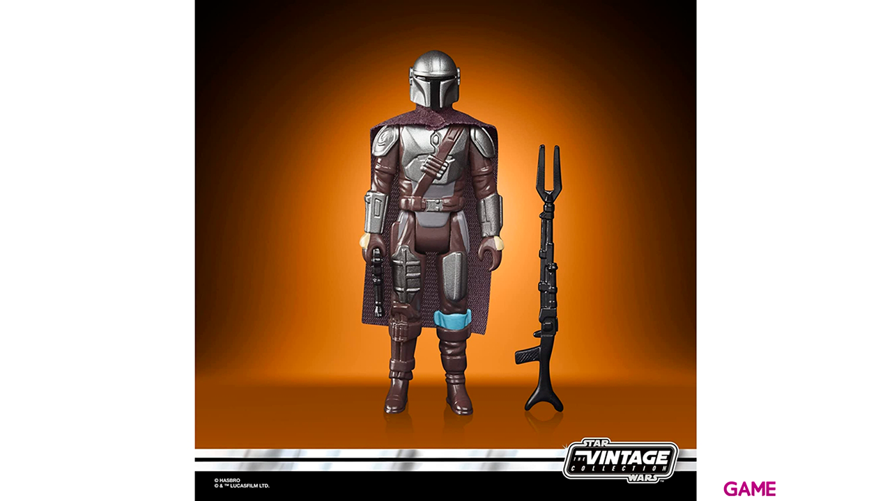 Figura Star Wars The Mandalorian Armadura Beskar Colección Retro-2