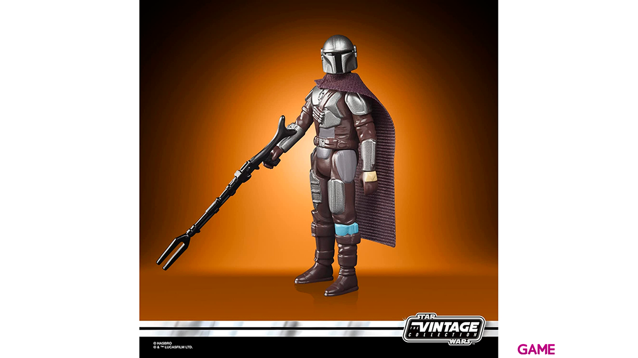 Figura Star Wars The Mandalorian Armadura Beskar Colección Retro-3