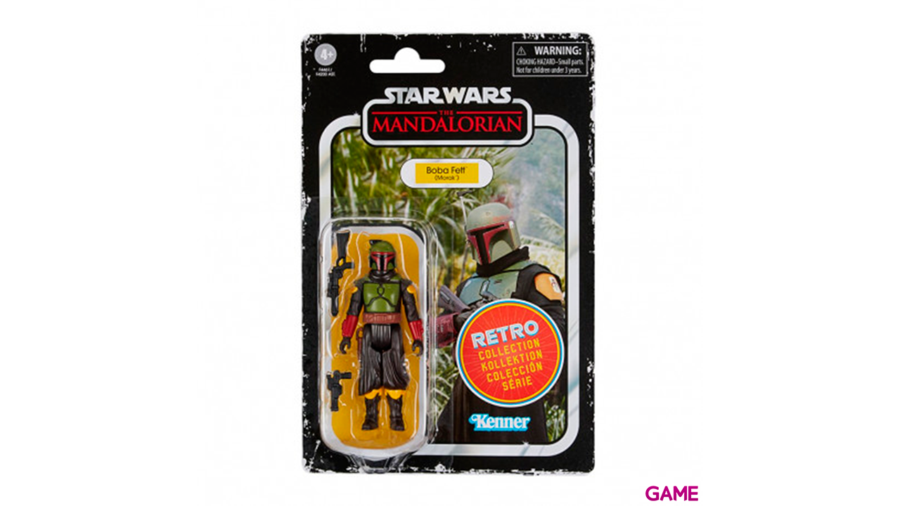Figura Star Wars The Mandalorian Boba Fett Morak Colección Retro-2