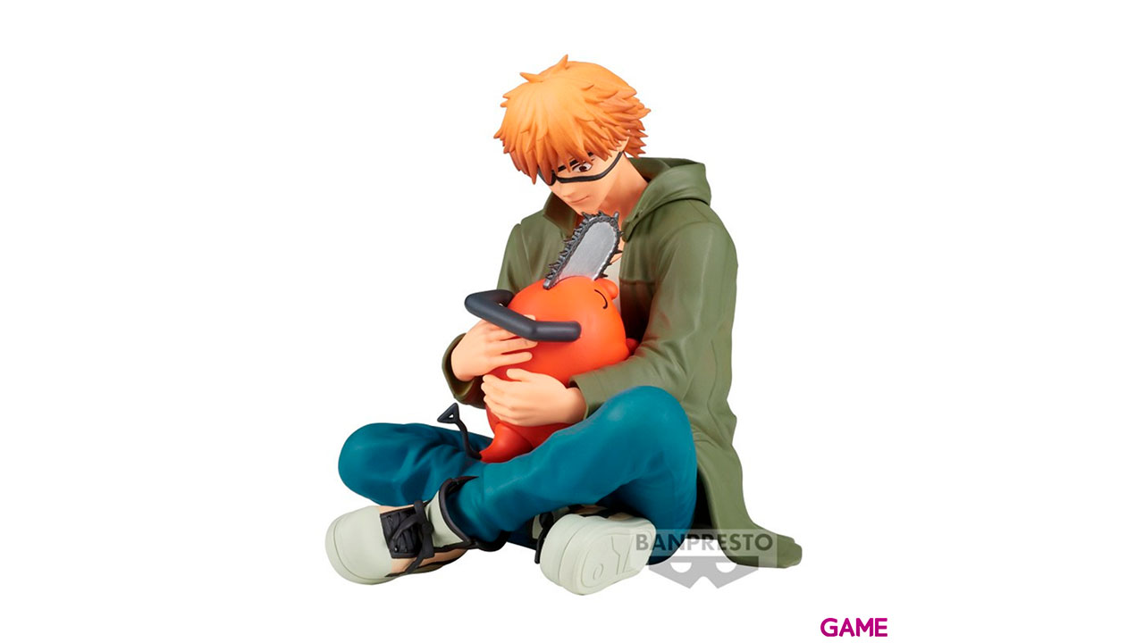 Figura Banpresto Chainsaw Denji & Pochita-0