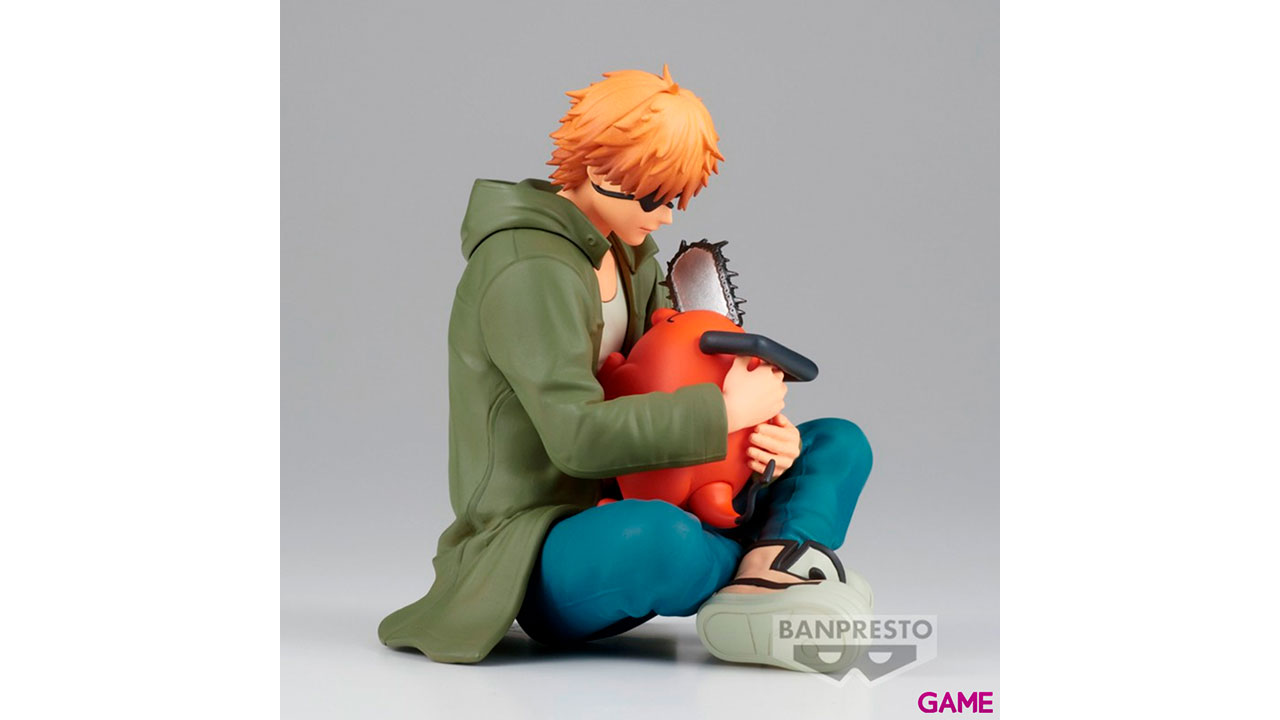 Figura Banpresto Chainsaw Denji & Pochita-1