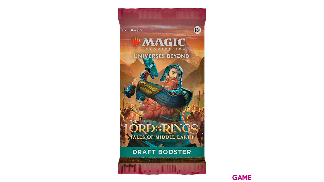 Sobre de cartas Magic the Gathering El Señor de los Anillos Draft Booste (Inglés)-1