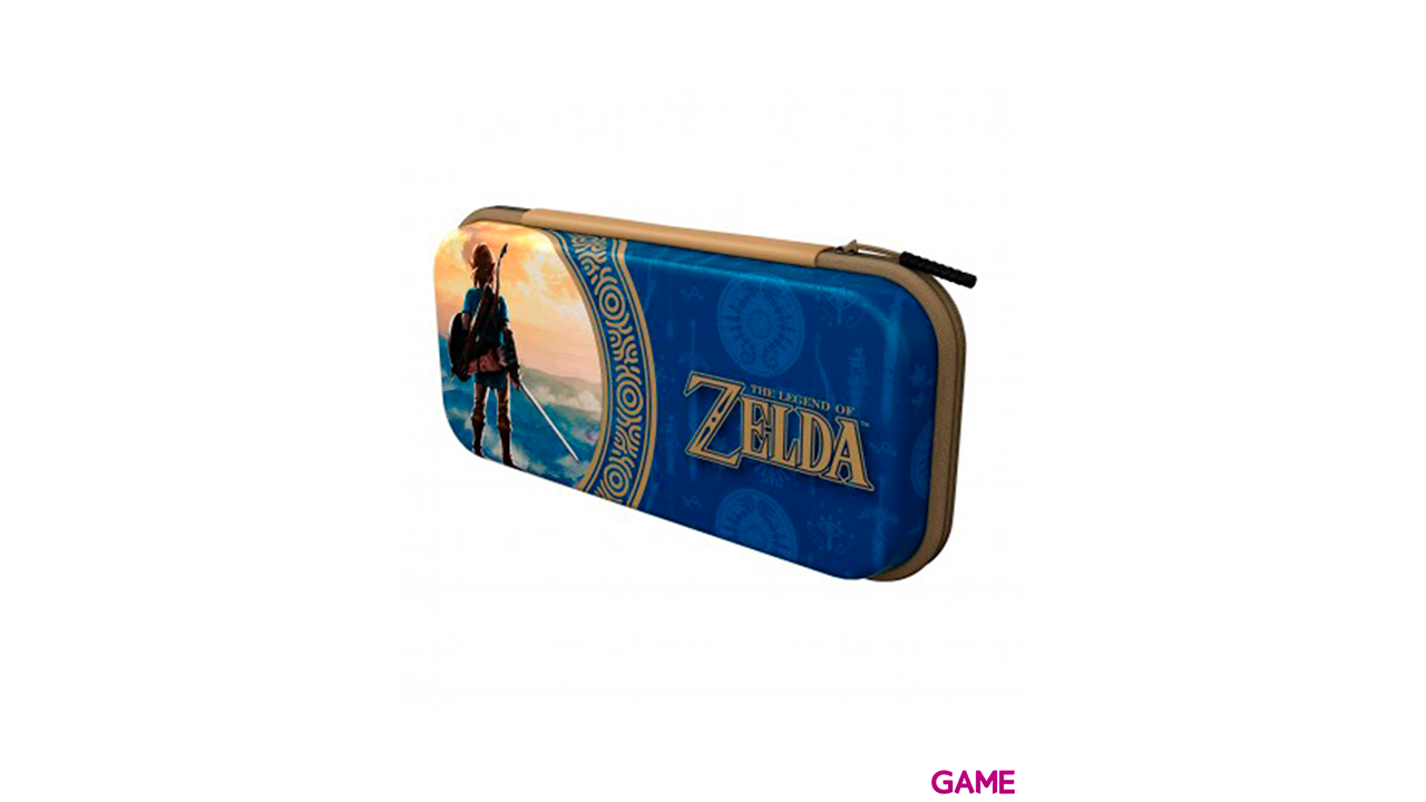 Funda PDP Deluxe Travel Case Zelda Hyrule Blue - Licencia oficial--3