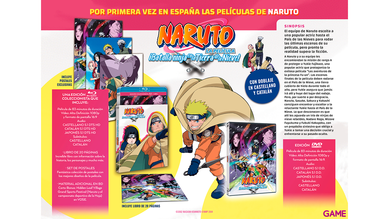 Naruto Película 1 - Batalla Ninja en la Tierra de la Nieve-0