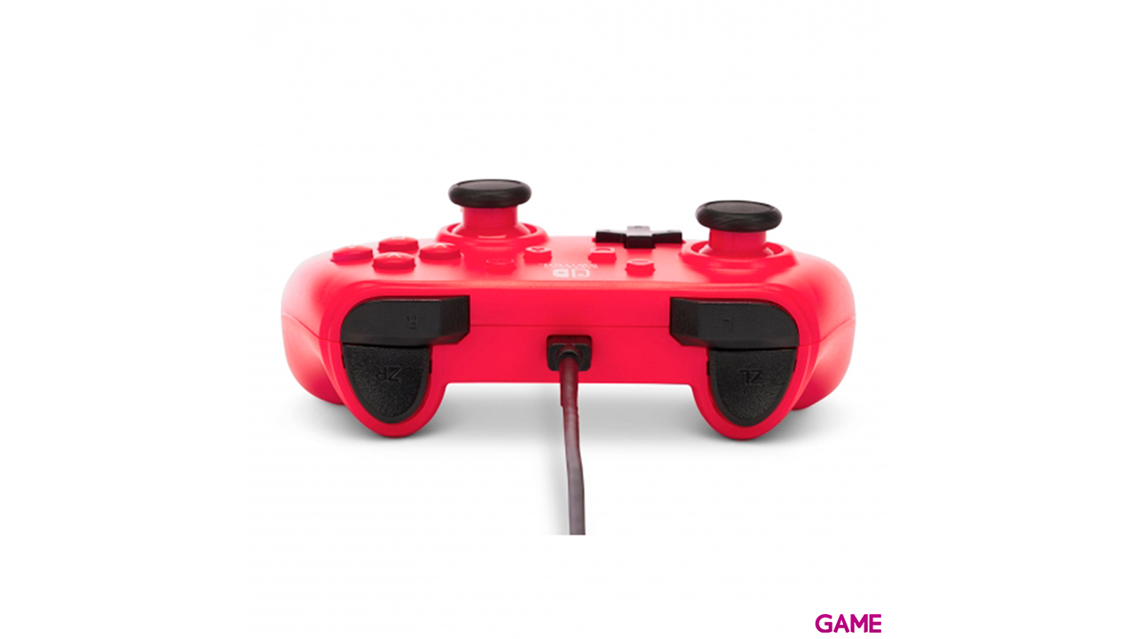 Controller con Cable PowerA Raspberry Red -Licencia oficial--3