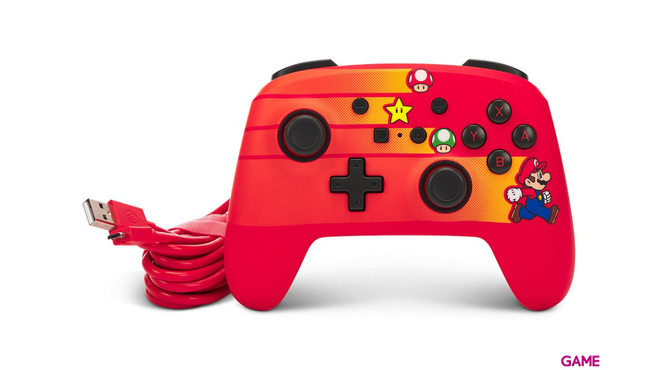 Controller con cable PowerA Speedster Mario -Licencia oficial--1