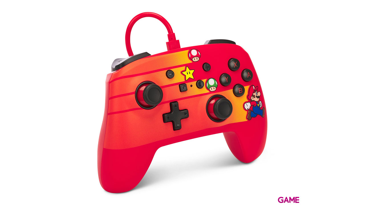 Controller con cable PowerA Speedster Mario -Licencia oficial--3